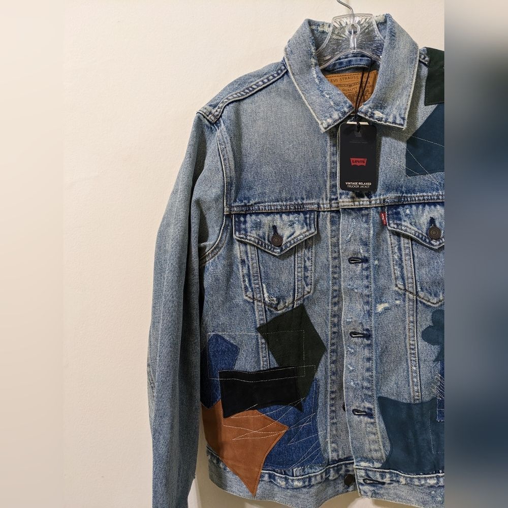 Levi's Premium Vintage Relaxed Fit Trucker Jacket size‎ smalll - Picture 8 of 13
